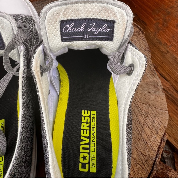 Converse Chuck Taylor II All Star - size W 7.5 M 5.5 - Grey Mesh - Picture 4 of 7